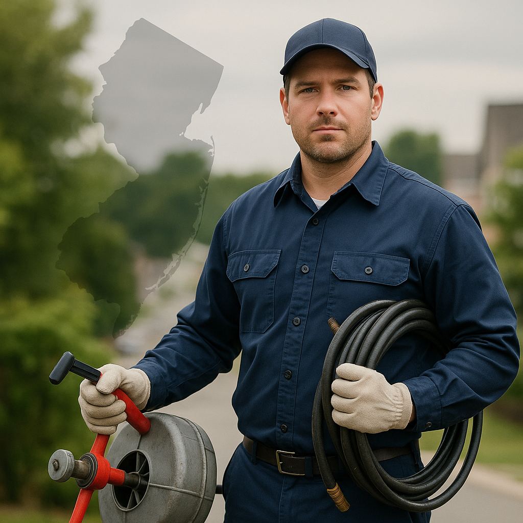 Sewer and drain service areas in NJ